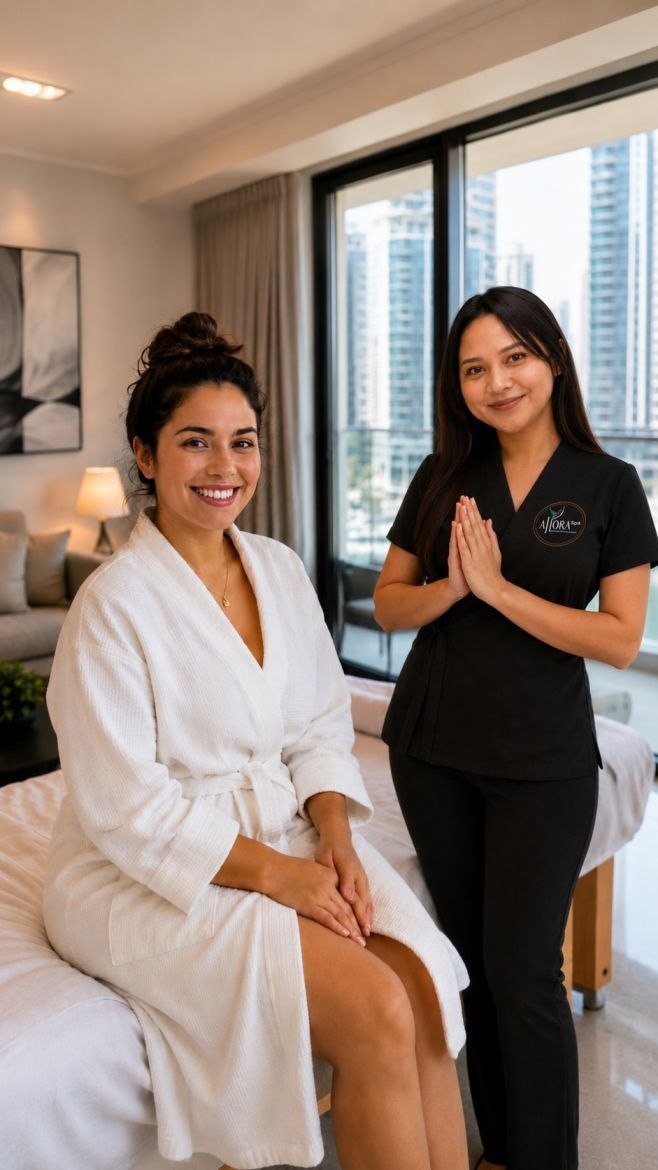Allora spa Dubai home spa services2